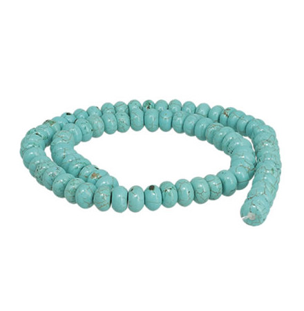 pierre de turquoise perles rondelles