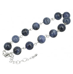 bracelet perles de sodalite