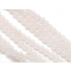 agate blanche perles