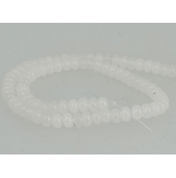 jade blanc rondelles de perles
