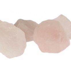 quartz rose pierre brute