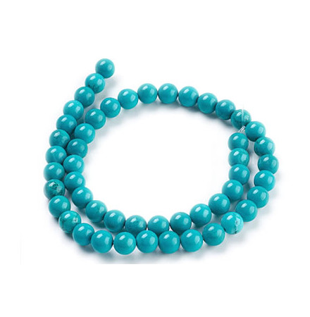 fil perles turquoise