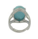 bague turquoise trendy