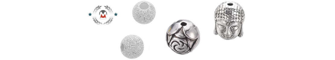 Perles en métal et en Argent pour bijoux - Minerals Store