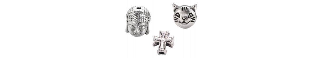 Perles figurines en métal pour bijoux à prix de gros - Minerals Store