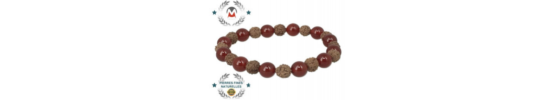 Bracelets en perles de Rudraksha à prix de gros - Minerals Store