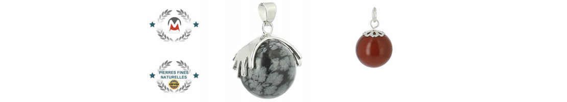 Grossiste en pendentifs de perles de pierre naturelle - Minerals Store