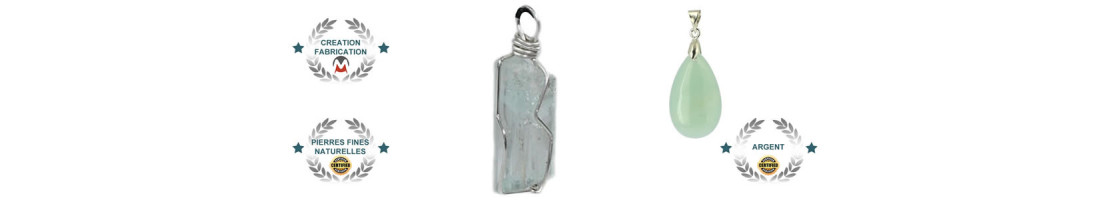 Pendentifs pierres fines cabochons collection Trendy - Minerals Store