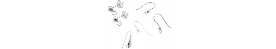 Grossiste apprêts et accessoires d'oreilles en Argent - Minerals Store