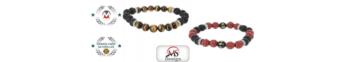 Bracelets pierre fine de création artisanale MsDesign - Minerals Store