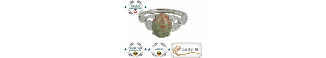 Bagues pierres fines et Argent Collection Lady M - Minerals Store