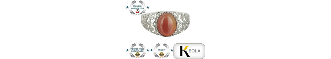 Bagues Keola pierres fines et Argent 925 - Minerals Store Design