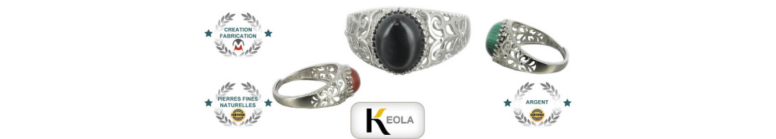 Bagues Keola en pierres fines sur Argent 925 - Minerals store