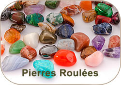 pierres roulées et minéraux polis